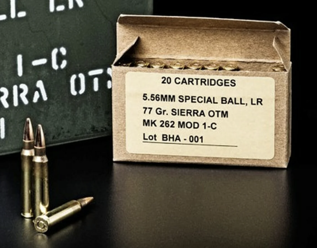 77 grain OTM Mk 262 ammo