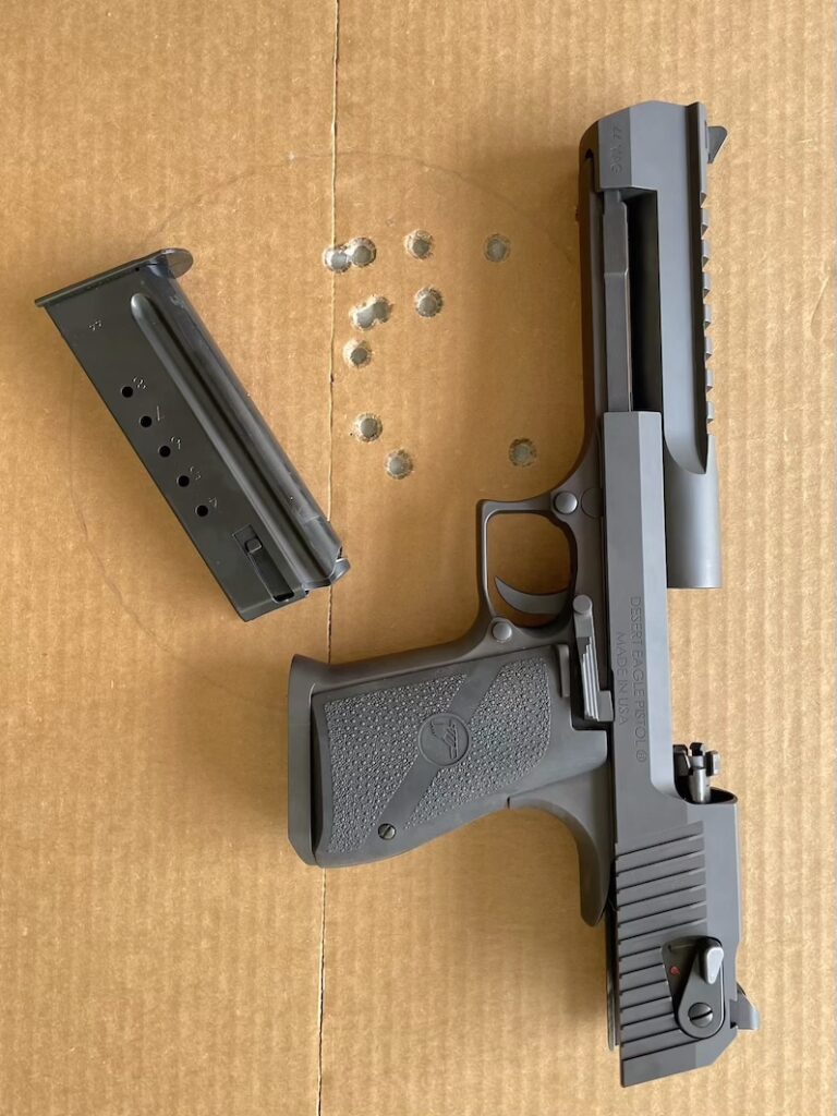 target with desert eagle