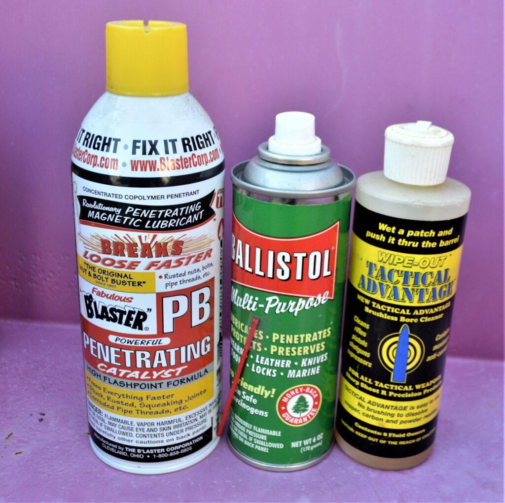 gunsmithing chemicals