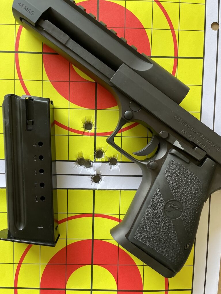 desert eagle and target